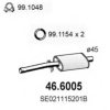 ASSO 46.6005 Middle Silencer